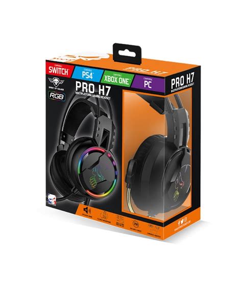 Casque Micro Gaming SPIRIT OF GAMER PRO H7 LED RGB