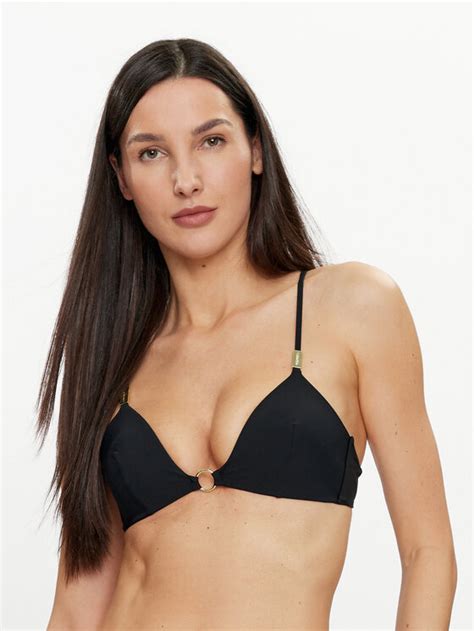 Calvin Klein Swimwear Góra od bikini KW0KW02382 Czarny Modivo pl