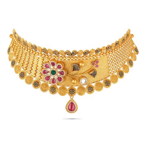 Solid Gold Necklace Choker At Kathryn Ono Blog