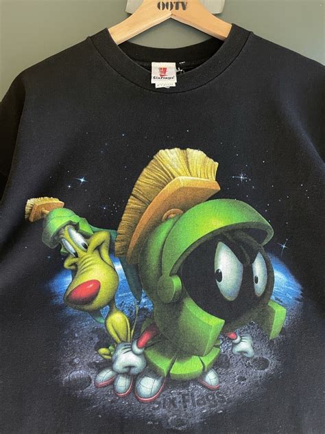 Vintage 1999 Six Flags Marvin The Martian K 9 Loone Gem