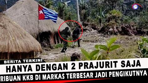 GEMPAR HANYA DENGAN 2 PRAJURIT TNI SAJA RIBUAN KK B DI MARKAS PALING