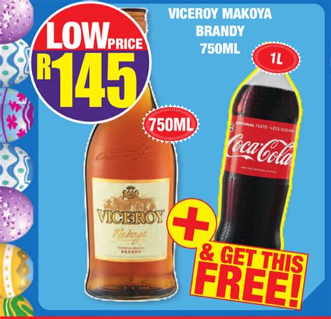 Viceroy Makoya Brandy 750ml Offer At Boxer Superstores