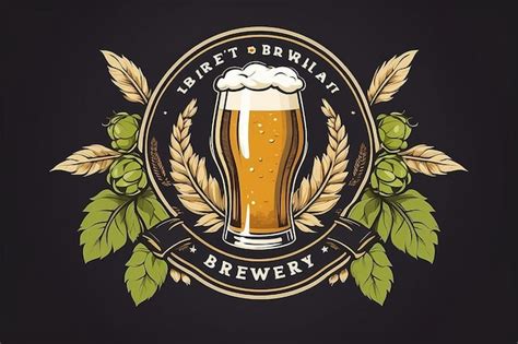 Premium Photo Craft Brewery Logo