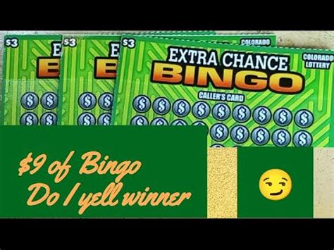 Bingo Session Of Extra Chance Bingo Colorado Scratch Off Tickets