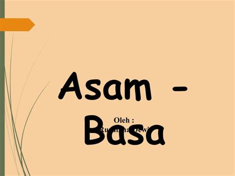 Teori Asam Basapptx