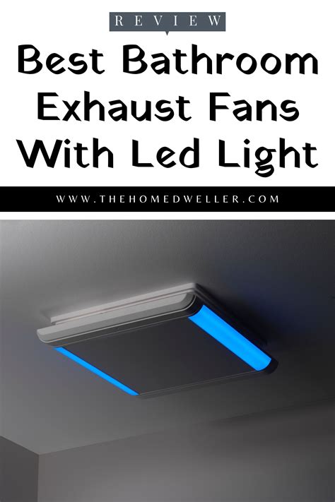 Best 12 Bathroom Exhaust Fan with Light, 111 CFM Ventilation Fan with