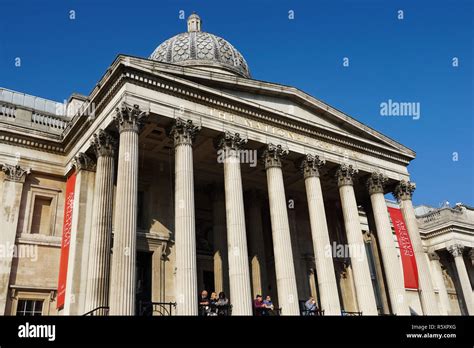 The National Gallery in London, England United Kingdom UK Stock Photo ...