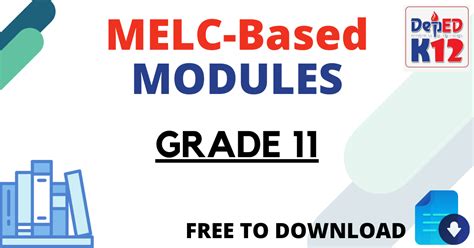 GRADE 11 MELC-Based Modules Free Download - DepEd Click