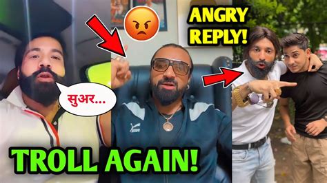 Ajaz Khan ANGRY REPLY To Harsh Beniwal Purav Jha Rajveer Fitness