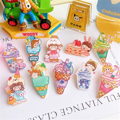 Ghim Cài Cặp Cực Dễ Thương Huy Hiệu Cute Sử Dụng Cho Balo Túi Tote