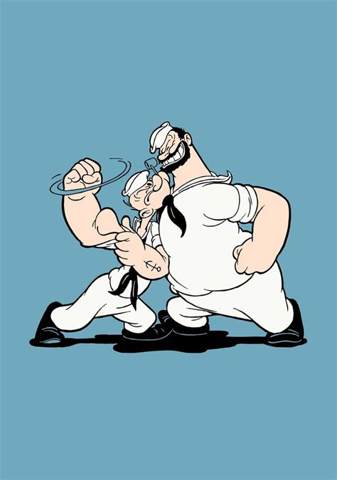 Popeye The Sailor (1960-1962) | I'm strong to the finach, cause I eats ...