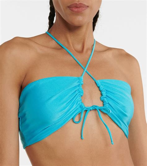 Jade Swim Livi Crossover Bikini Top Jade Swim