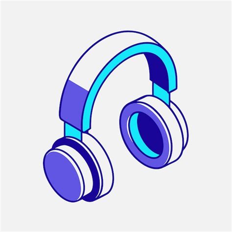 Premium Vector Headphones Isometric Vector Icon Illustration 4