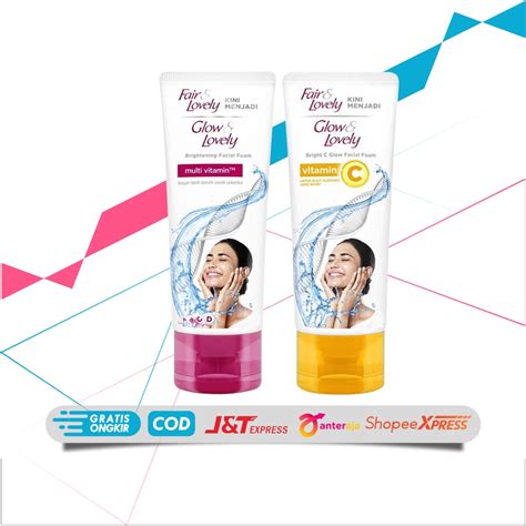 Jual Fair Lovely Glow Lovely G Brightening Facial Foam