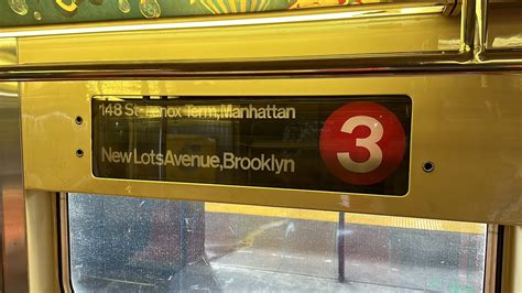 Irt Subway R62 3 Express Train Ride From Harlem 148th Street To New