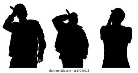 Hip Hop Rapper Silhouette