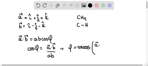 Bond Angle in Methane. In the methane molecule, 𝐂 𝐇4, each hydrogen ...