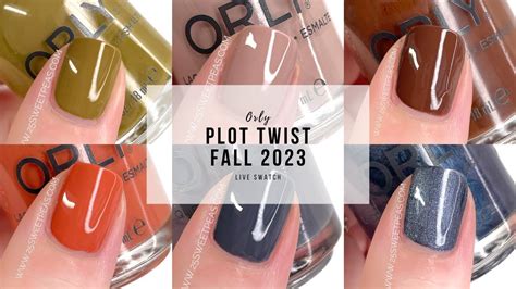 Orly Fall Plot Twist Collection Sweetpeas Youtube