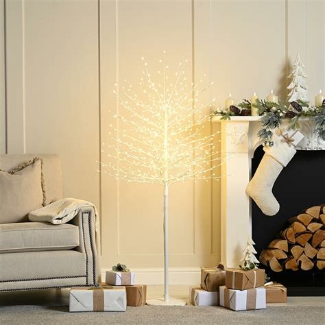 White LED Microdot Tree With Warm White LEDs