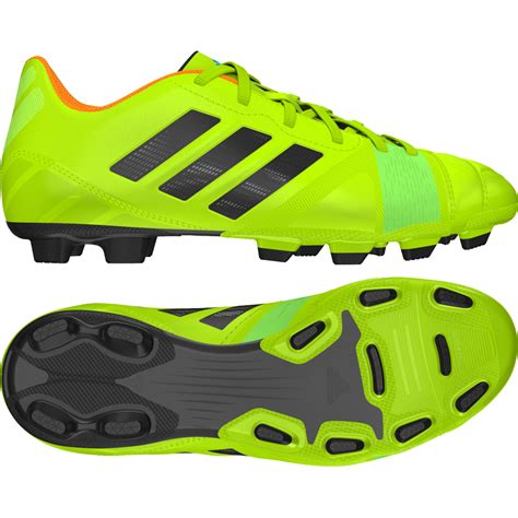 Boys Adidas Nitrocharge 30 Trx Fg Lime Green Performance Soccer