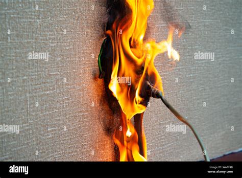 Burning Electrical Wiring And Electrical Outlet Faulty Wiring Causes