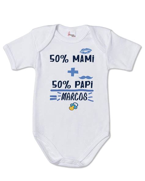 Body bebé niño personalizado 50 Mami Tienda de ilusiones