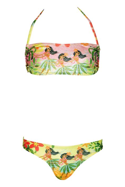 Agogoa Baby Bikini Hula In Gelb