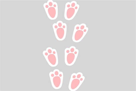 Easter Bunny Feet Svg Rabbit Feet Svg Easter Svg Easter Decorations