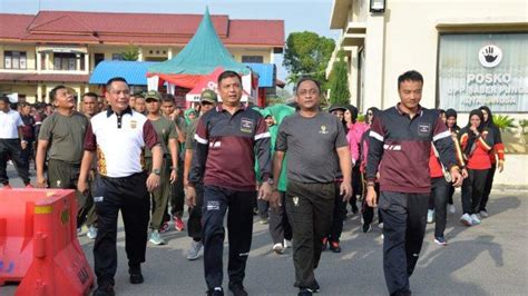 Jelang Hut Ke Bhayangkara Polres Langsa Dan Kodim Aceh Timur Gelar