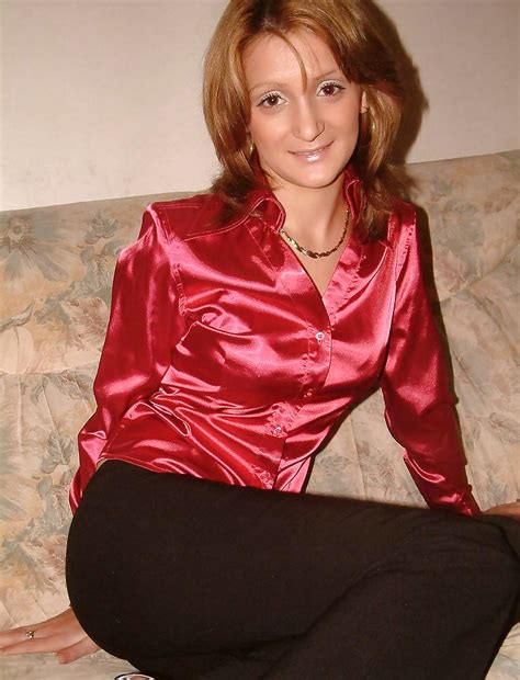 Satin Blouse Babes Porn Pictures