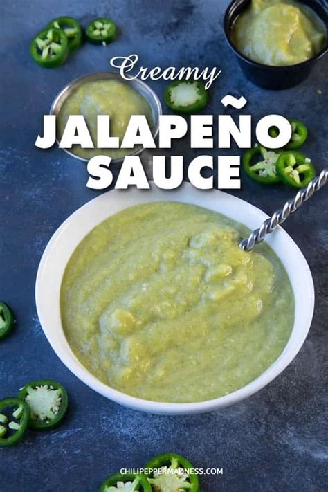 Creamy Jalapeno Sauce Recipe Chili Pepper Madness