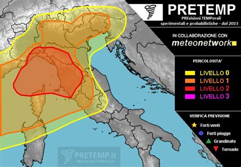 Allerta Meteo Allarme Maltempo Al Centro Nord Rischio Downburst