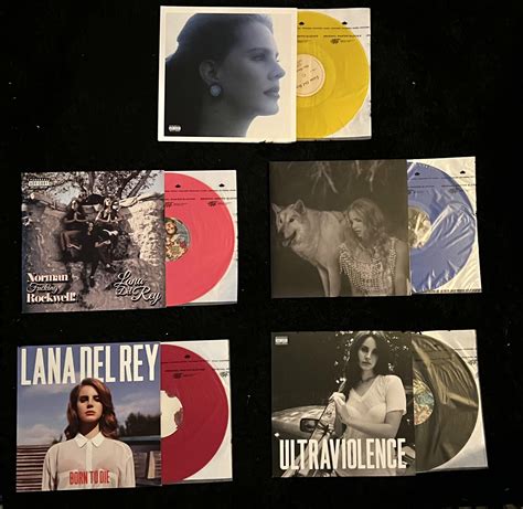 My Lana Del Rey vinyl collection. : r/lanadelrey