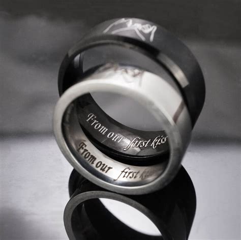 Pinky Swear Rings For Couple Pinky Promise Rings Custom Etsy