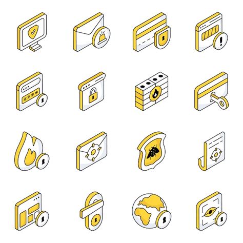 Premium Vector | Pack of Safety Flat Icons