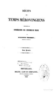 Lettres sur l histoire de France pour servir d introduction à l étude