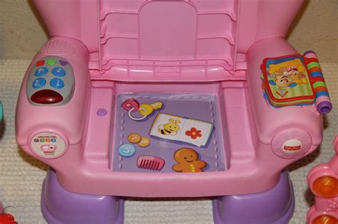 Fisher Price Laugh Learn Smart Stage Chair Developmental Pink Toy Lot