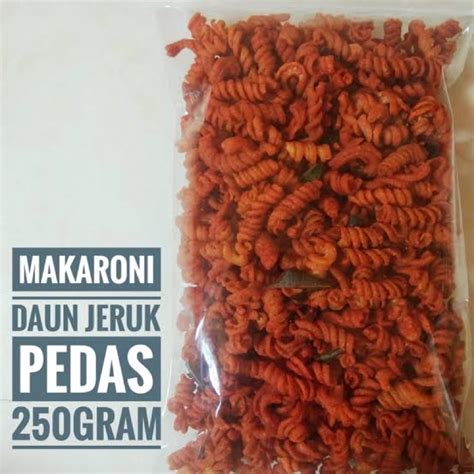 Jual Makaroni Spiral Gr Pedas Asin Daun Jeruk Balado Pedas