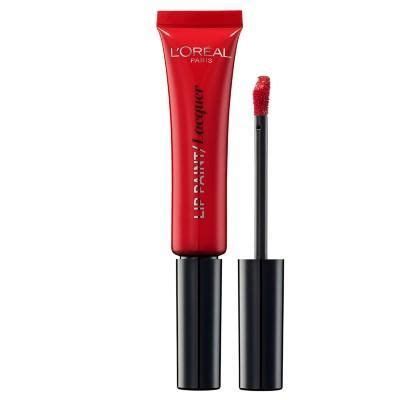 L Oreal Lip Paint Lacquer Red Fiction Gro E Auswahl