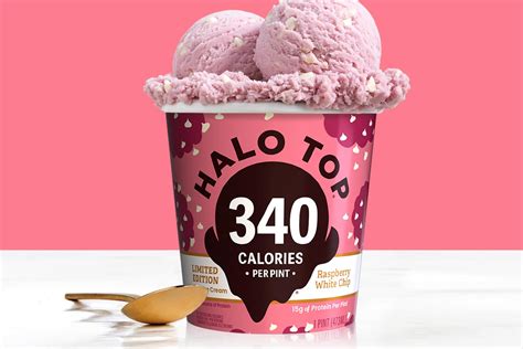 Raspberry White Chip Halo Top Just In Time For Valentines Day