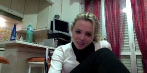 Blonde Italian Girl White Socks Smelling Tnaflix