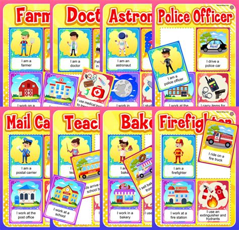 Community Helpers Matching Game Buylapbook