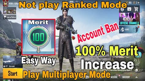 How To Increase Merit In Bgmi Pubg Mobile Faster Way Not Play