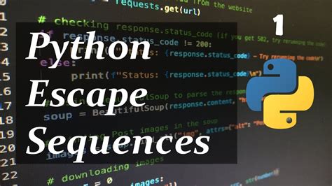 Python Escape Sequences Simplified Represent Special Characters