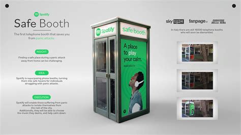 Spotify Safe Booth Behance