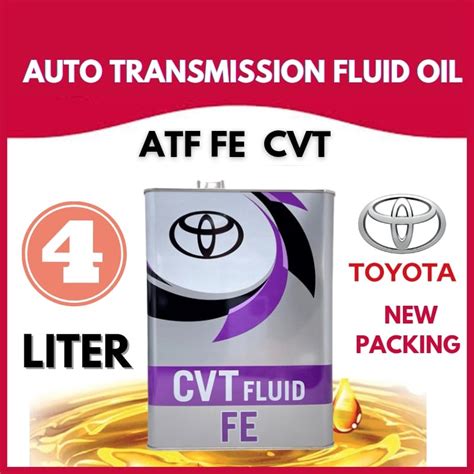 Toyota Auto Transmission Fluid Oil Atf Fe Cvt Liter Shopee Malaysia