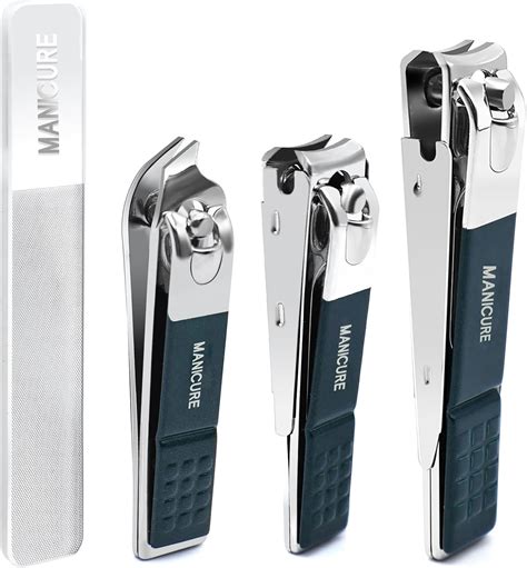 Ammon Nail Clippers 4 Pcs Stainless Steel Nail Clippers