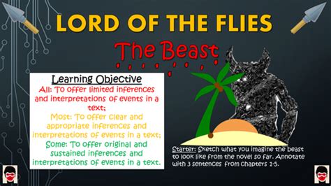 Lord of the Flies: The Beast | Teaching Resources