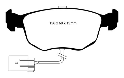 EBC B05 Bremsen Kit Vorne Beläge Scheiben für Ford Scorpio 2 GFR GGR