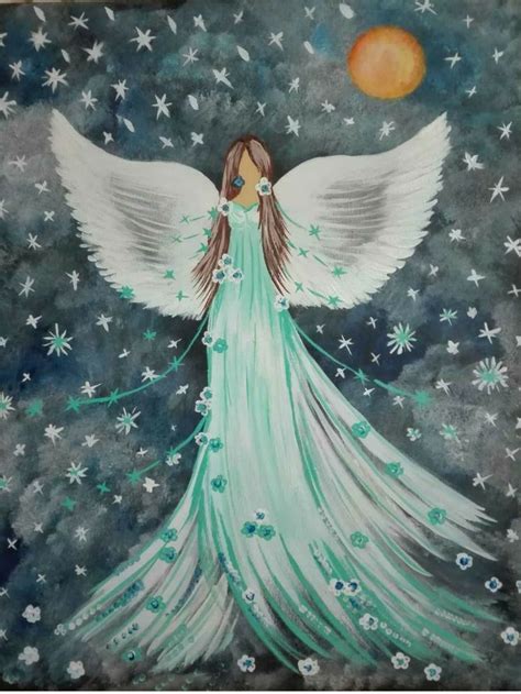 Pin By MoonKat On Angels Angel Painting Angel Artwork Angel Art